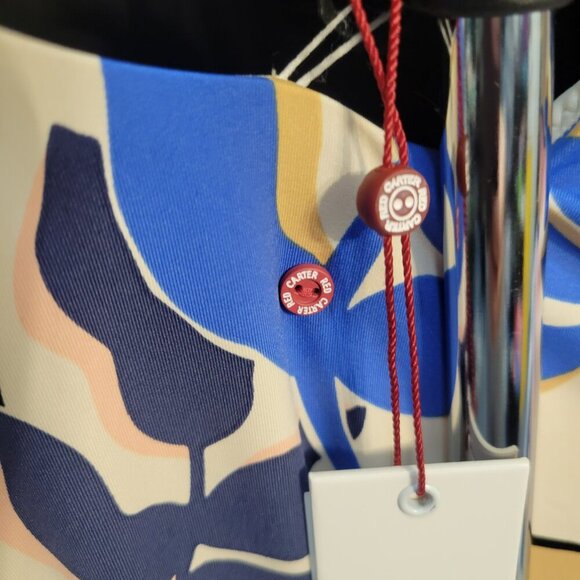 Red Carter Printed U Wire One Piece Swimsuit Moonstone - Picture 7 of 8